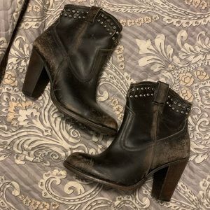 Distressed FRYE Booties